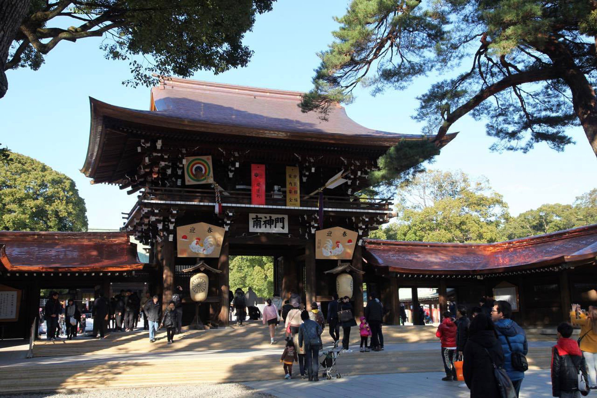 Đền thờ Mejji nằm gần ga Harajuku