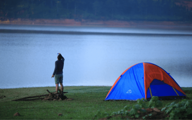 Hồ Nam Phương - địa điểm cắm trại mới mẻ cho dân phượt Bảo Lộc.  1