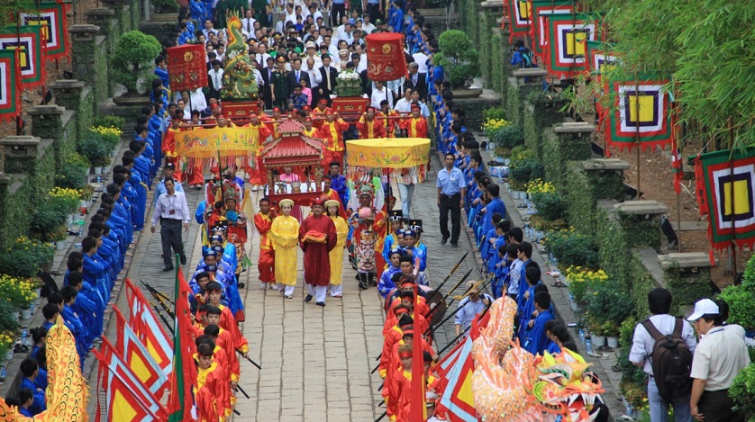 Lễ hội Đền Hùng được tổ chức long trọng hàng năm