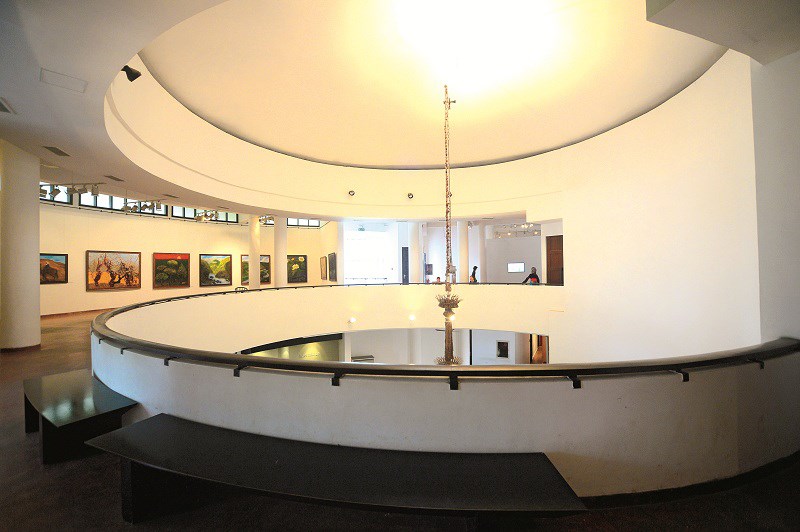 Không gian tầng 2 của khu trưng bày Trống Đồng
