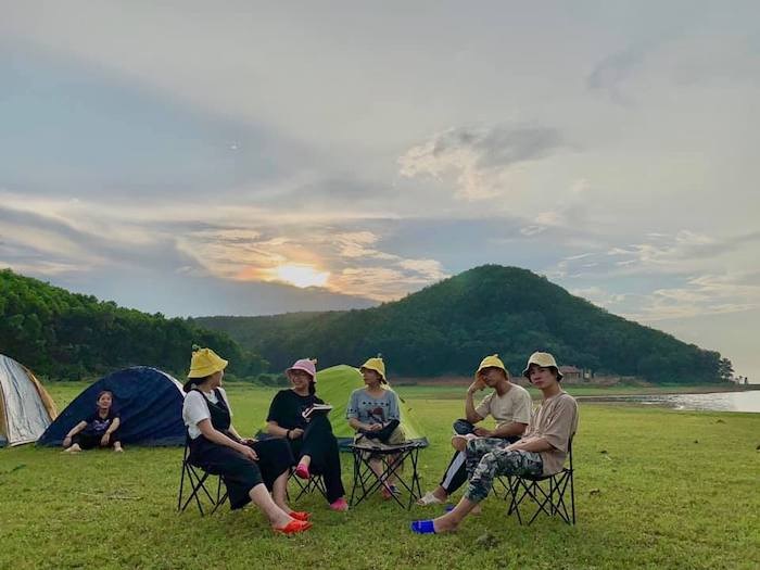 cắm trại - hoạt động nên thử tại Hồ Yên Thắng 