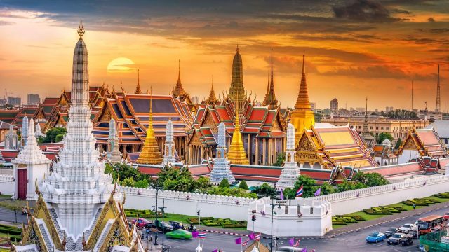 Toàn cảnh cung điện Hoàng gia Thái Lan và chùa Phật Ngọc (Ảnh ST)
