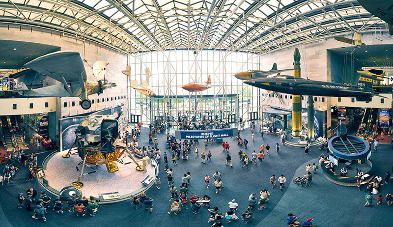 Bảo tàng hàng không và không gian - du lịch washington