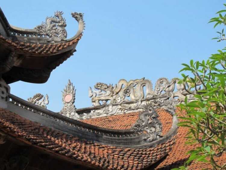 Những đường nét chạm khắc mang đậm nét kiến trúc nhà Lý ở Đền Đô Bắc Ninh