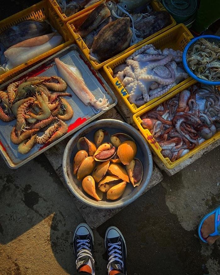 hải sản - đặc sản của Đầm Nại Ninh Thuận